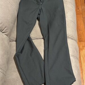 Low-Rise Dark Gray Pants